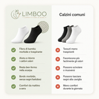 Calze basse in fibra di bambù di alta qualità